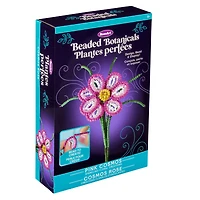 RoseArt Beaded Botanicals Pink Cosmos Flower. Great Mother's Day Gift.
