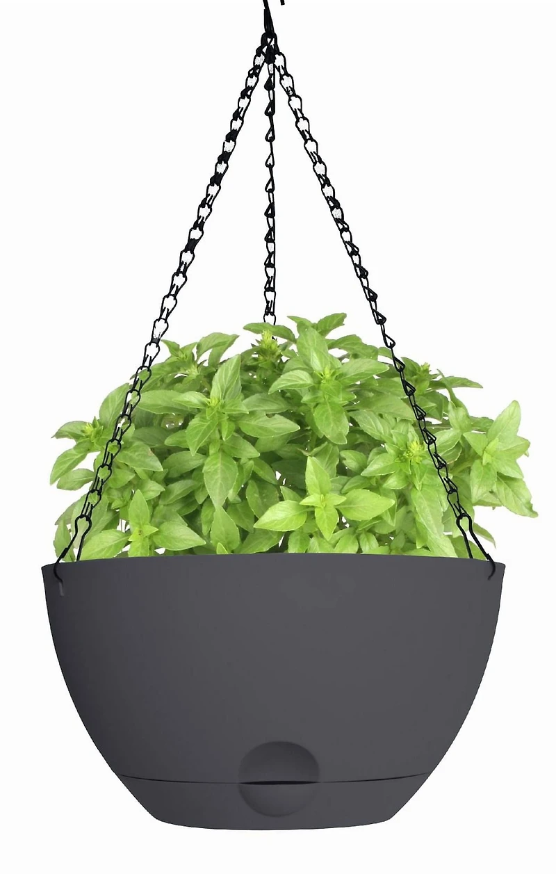 Misco 12IN HB SW Planter GREY