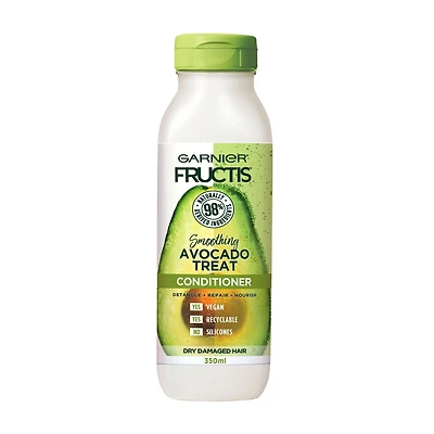 Garnier Fructis Revitalisant Hair Treats Lissant à l'Avocat, 350 mL