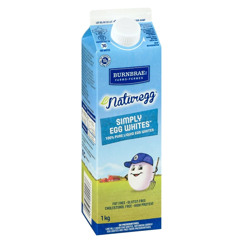 Que des blancs d’œufs Naturœuf de Burnbrae Farms 1 kg