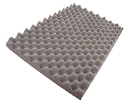 SunGlo Black Convoluted Foam Pad 24 X 16 X 2 Inches, Convoluted Foam 24 x 16 x 2 inches