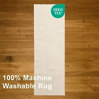ECARPET Somos Machine Washable Contemporary/Modern Runner Rug for Living Room, Bedroom, Dining Room, Entrance, Hallway and More