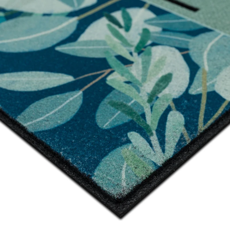 Mohawk Home - Tapis d’entrée vert sauge Peaceful Eucalyptus de 45,72 cm x 76,2 cm (1 pi 6 po x 2 pi 6 po)