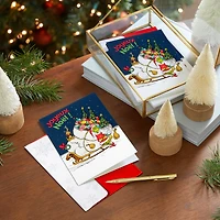 Boîte de cartes en français de Noël, Hallmark, Comment le Grinch a volé Noël ! de Dr. Seuss, Merry Grinchmas (20 cartes)