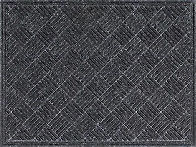 3' x 4' Contours Doormat, Charcoal