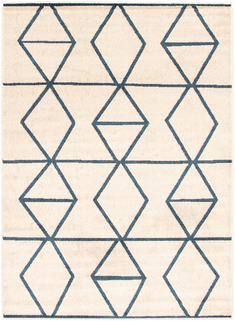 ECARPET Living Room Bedroom Carpet, Geometric Indoor Area Rug Ana Collection