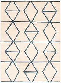 ECARPET Living Room Bedroom Carpet, Geometric Indoor Area Rug Ana Collection