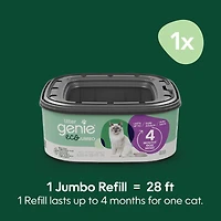 Recharge Litter Genie Eco Jumbo - 1 pk - Film compostable