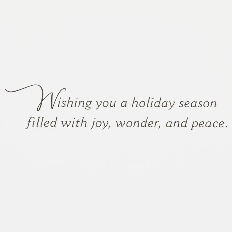 Hallmark UNICEF Boxed Christmas Cards, Peaceful Holly Tree (20 Cards and 21 Envelopes)