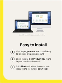 Norton Antivirus Plus logiciel antivirus pour 1 appareil abonnement d'un an téléchargem