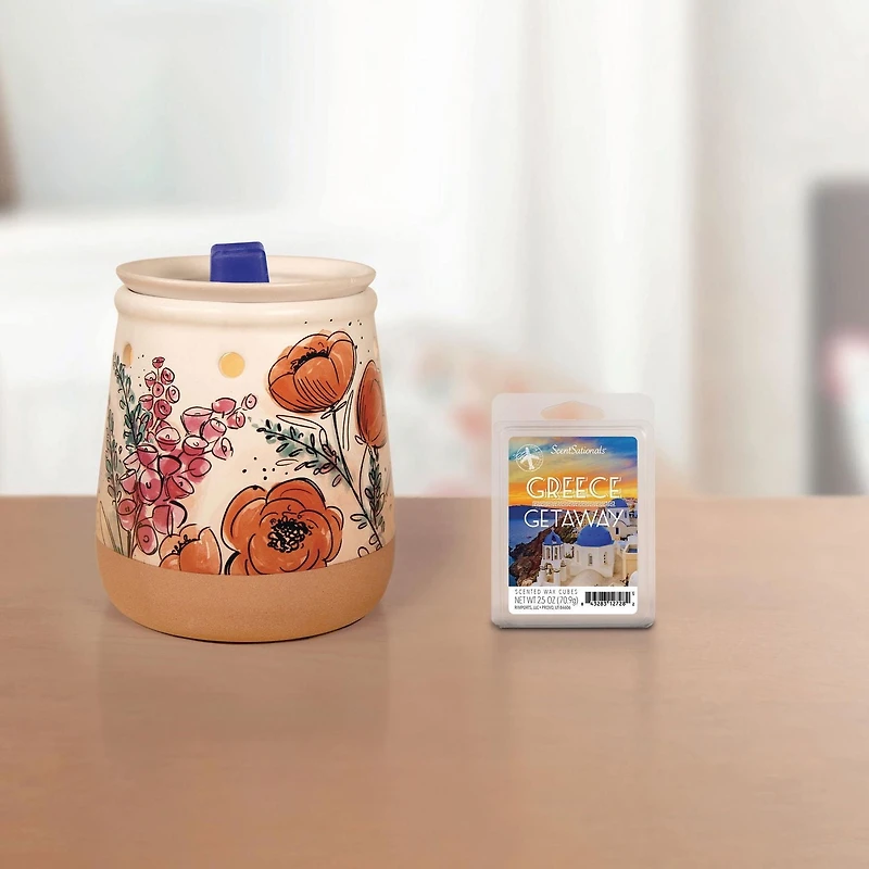 Cubes de cire parfumée ScentSationals - Escapade en Grèce 2,5 fois (70,9 g)