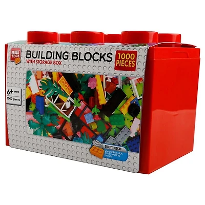 Block Tech - 1000 Piece Building Set with Storage Box