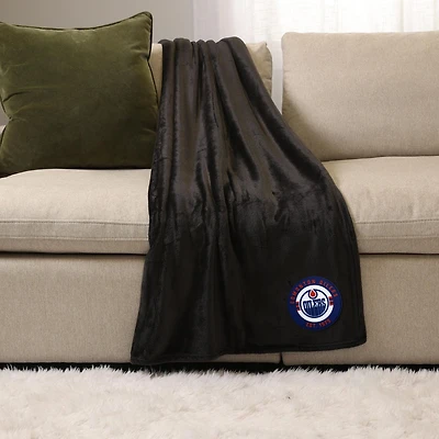 NHL, NBA, MLB jeté de sport noir 50po x 60po