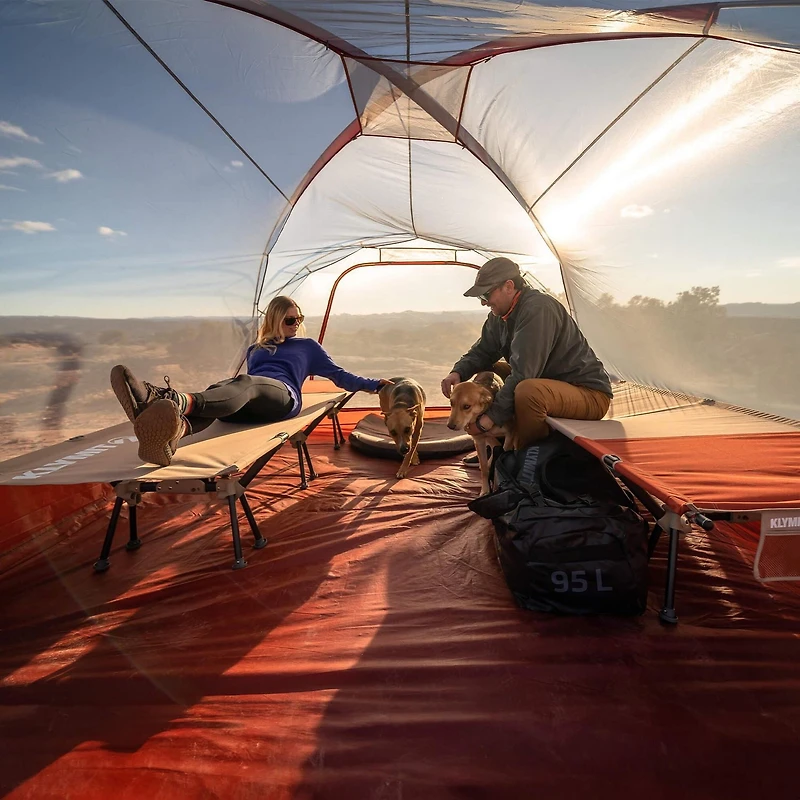 Lit de Camping Klymit Mesa Grand - Rouge