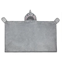 Jeté à capuchon pour enfant Requin, 76x127 cm