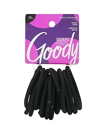 Goody Ouchless damage-free super stretch - Elastiques noirs - 15Ct