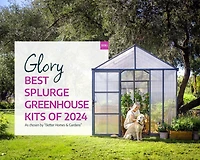 CANOPIA par PALRAM Glory Ensemble de serre haut de gamme de 8 pi x 12 pi - Gris