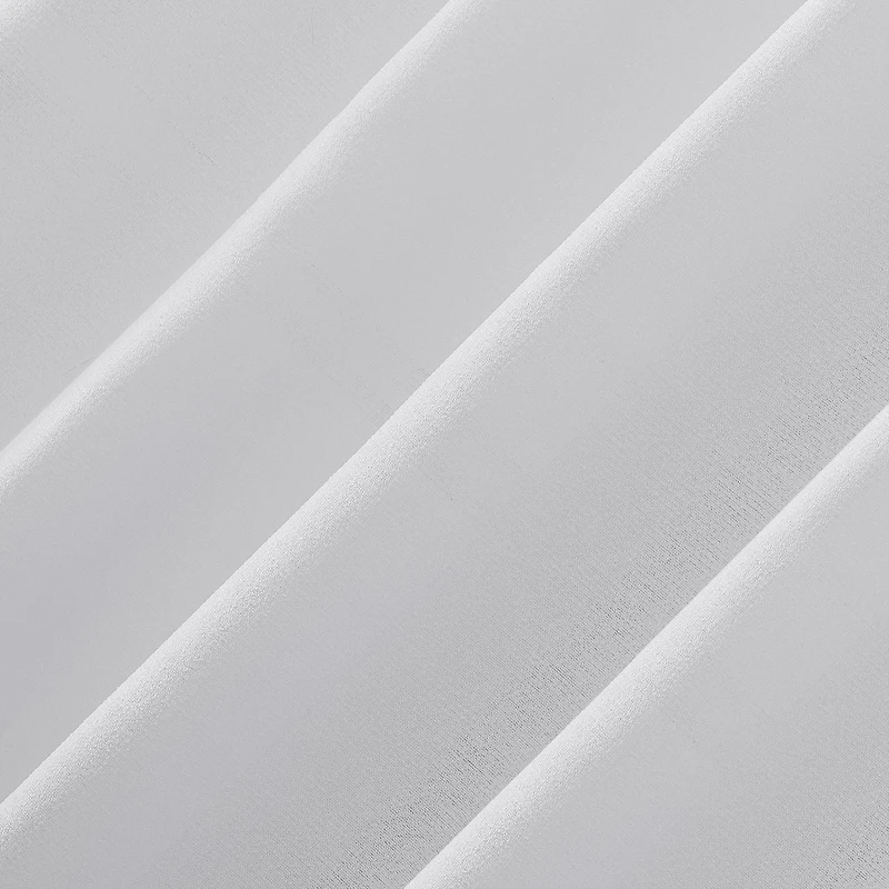 Mainstays 2-Pack Jensen Tab Top semi-sheer Window Curtains Panel Pair, 2 panels,