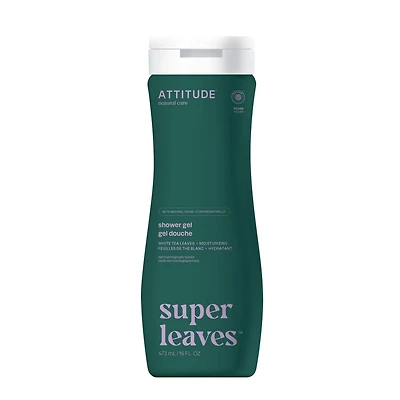 ATTITUDE super leaves, Shower Gel, White Tea Leaves. 473 mL