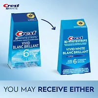 Ensemble de blanchiment des dents à domicile Crest 3D Whitestrips Blanc brillant 10 traitements