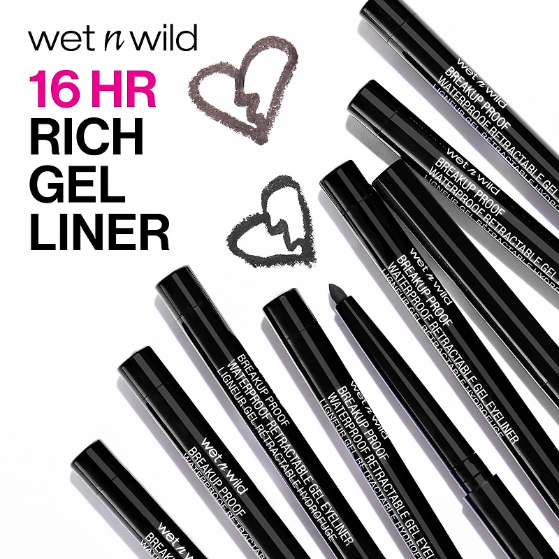 Breakup Proof Waterproof Retractable Gel Eyeliner