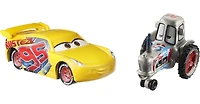 Disney Pixar Les Bagnoles Coffret de 2 – Tracteur de course Bumper Save et Rust-Eze Cruz Ramirez