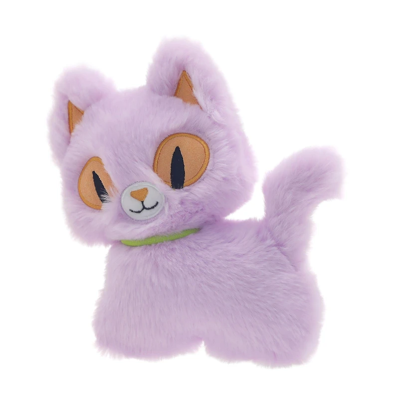 Spooky Glow-In-The-Dark Cat Plush Toy for Halloween