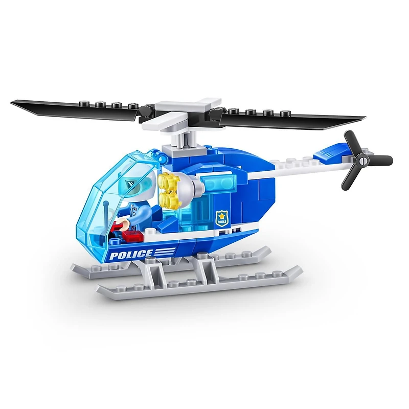 Ensemble de jeu MAX Adventure poste de police (321 pièces) la construction aventure jouet