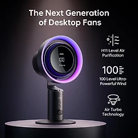 Jisulife Table Fan Pro3 Dark Grey