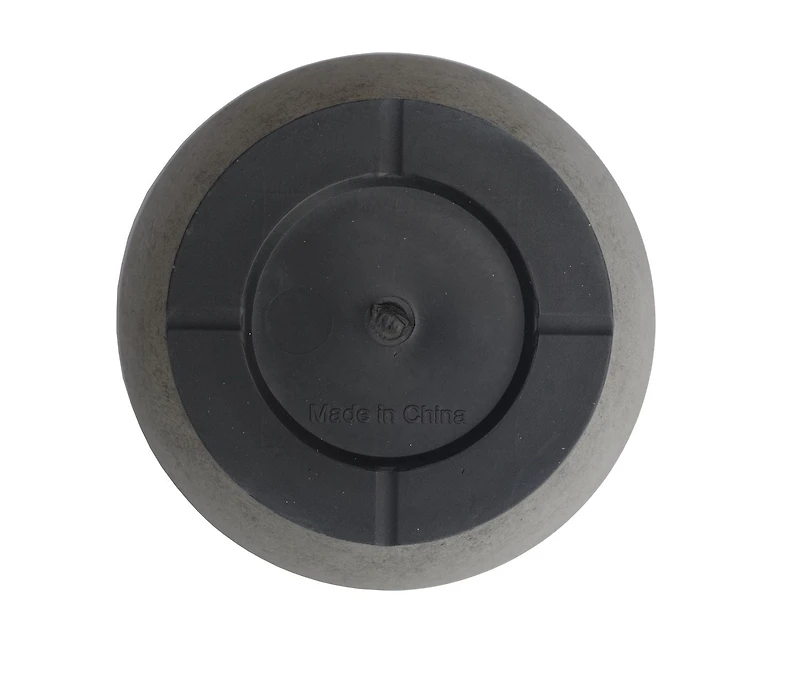 Cache-pot Mainstays gris Newton 8 pouces - Résine recyclée, rond