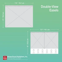 BrownTrout Busy Bees 2024 7.5x6 Inch Double-View Easel Calendar, 9781975471033