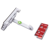 Loquets Adhesifs pour armoires et tiroirs de Safety 1st - pqt de 4 Protection bébé
