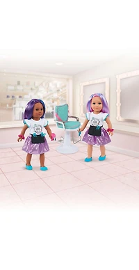 My Life As Poseable Hairstylist 18" Doll, Choose from 2 Styles