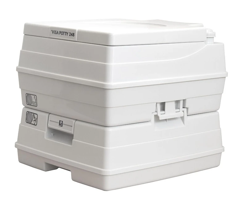 Toilette Visa Potty, 18 litres, gris