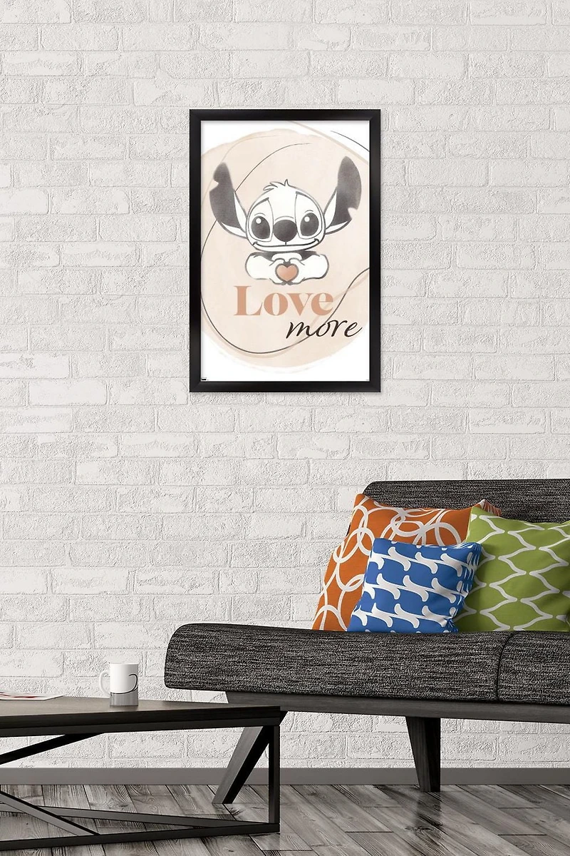 Disney Lilo and Stitch - Love More Wall Poster, 22.375" x 34"