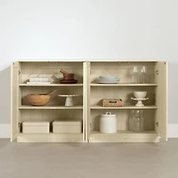 South Shore Arum Set of 2 Sideboards with Shelves