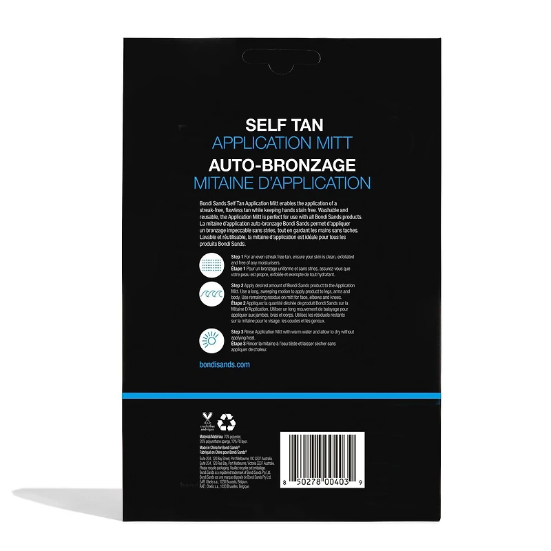 Bondi Sands Self-Tanning Mitt, Washable and Reusable Self Tan Applicator Glove