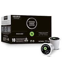 Kicking Horse Kick Ass, Dark Roast, K-Cup Coffee Pods, 10 pods