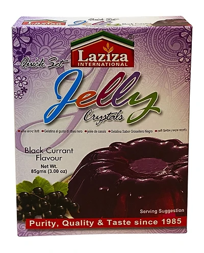 Gelée de cristaux de cassis noir LAZIZA 85GM GELÉE DE CRISTAL DE CURRANT NOIR