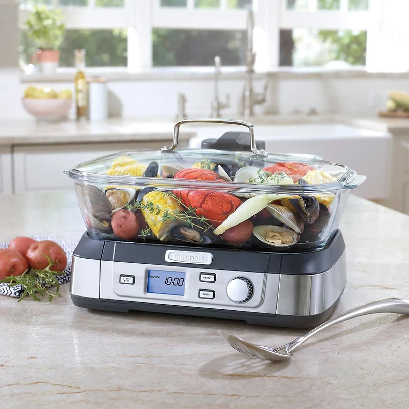 Cuisinart Stainless Steel Cook Fresh Digital Glass Steamer