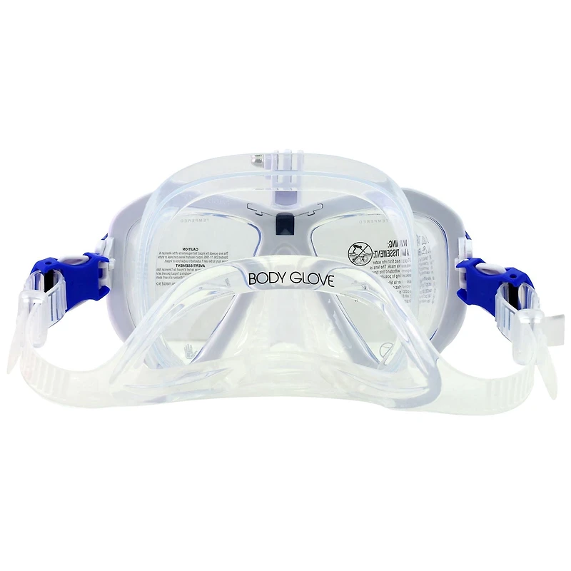 Body Glove Adult Snorkel Set Combo Mask Snorkel Fins Diving Kit Passage Series