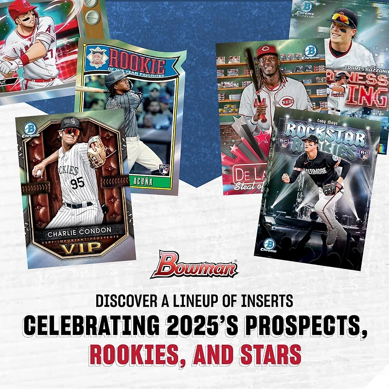 PAQUET BOWMAN BASEBALL TOPPS 25