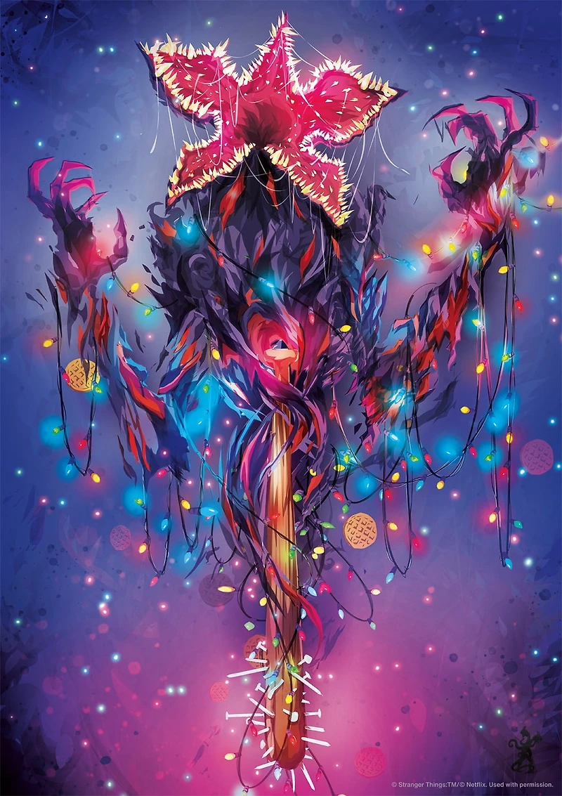 Buffalo Games Demogorgon Lights Puzzle de 500 pièces imbriqué pour adultes de 14 à 99 ans