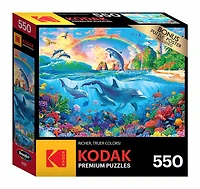 Casse-tête Kodak de 550 pièces - Paradis des Dauphins par Image World