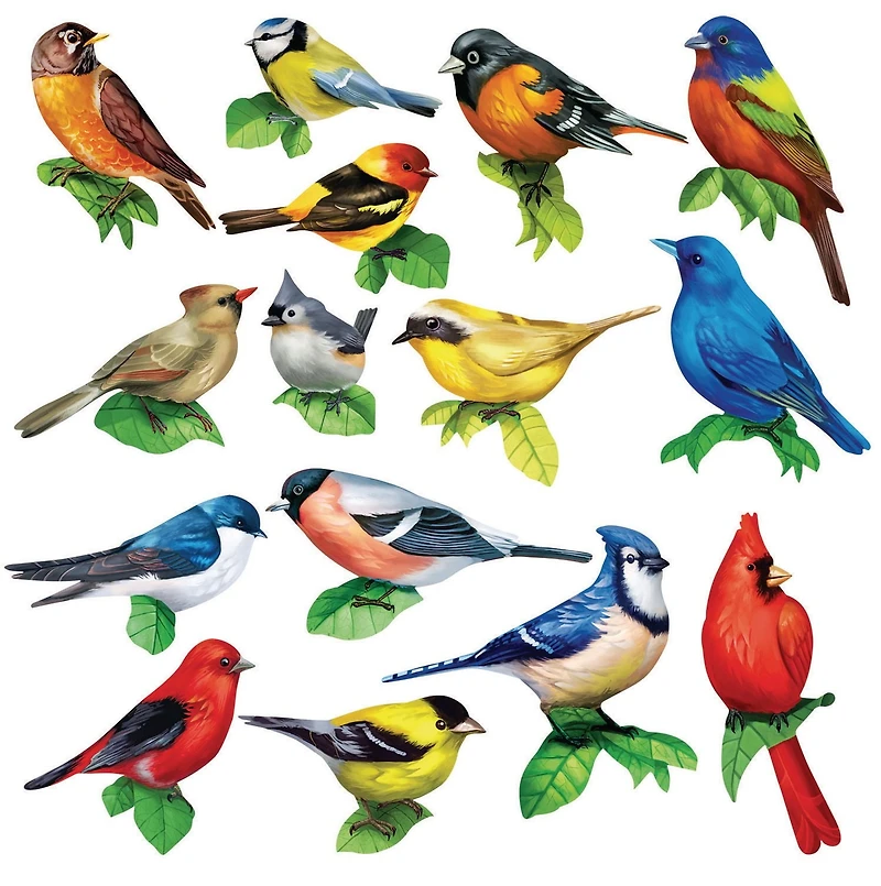 Cra-Z-Art 15 Bird Shaped Puzzles, total 500pcs