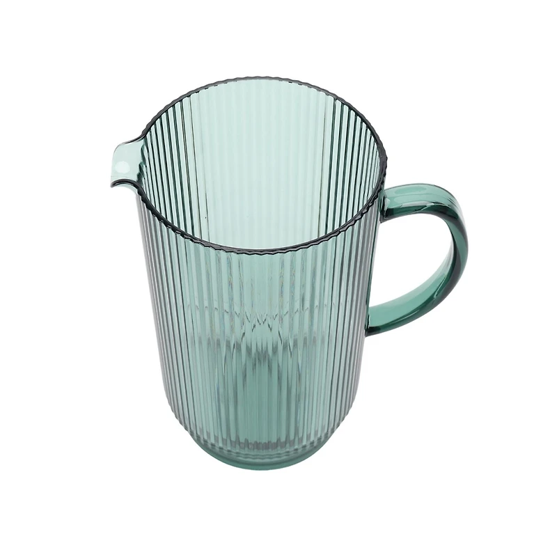 Hometrends Carafe cannelée en acrylique teinté de 69 oz, 1 pièce