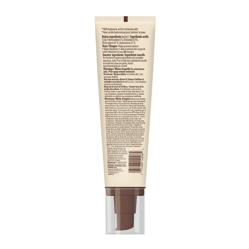 Hawaiian Tropic Silk Hydration Sunscreen Lotion Serum SPF 30, Serum