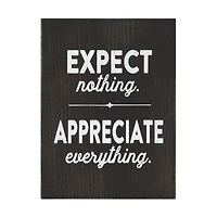 Expect Appreciate Box Top Art