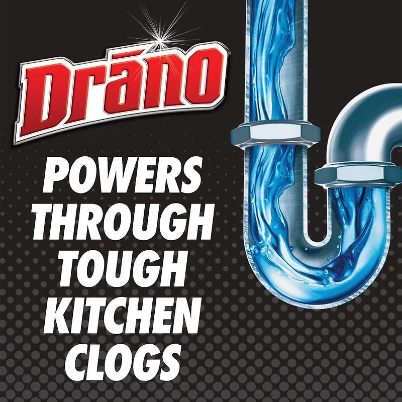 Drano® Kitchen Granules Drain Cleaner and Clog Remover