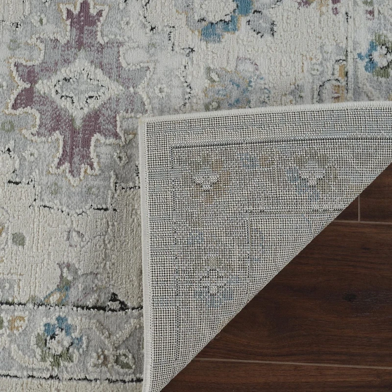Rug Branch Nomad Classic Indoor Area Rug, Beige Cream, Boho - Living Room, Bedroom, Dining Room, and Kitchen